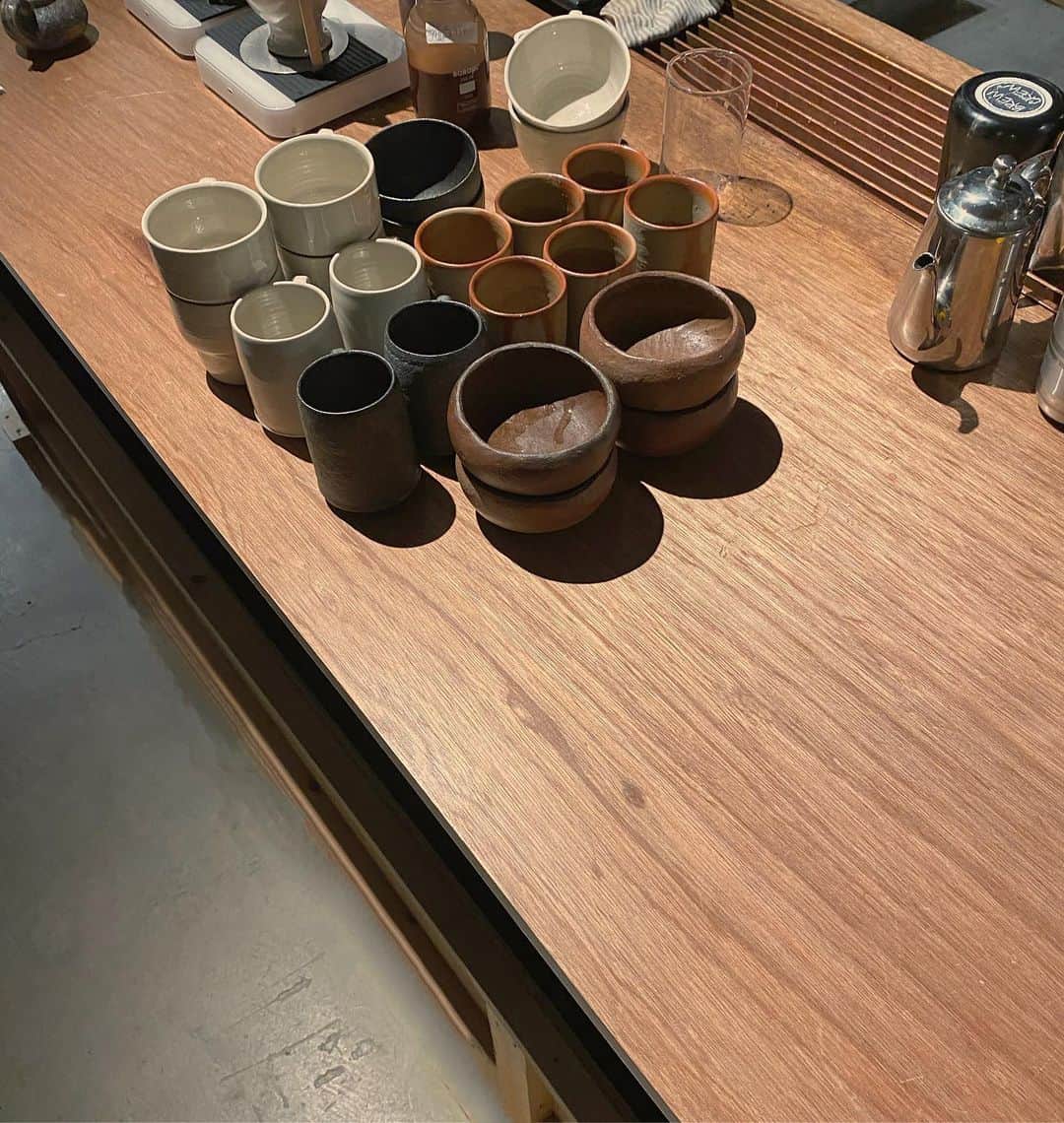 kannnaのインスタグラム：「カフェの器が可愛いところ好き🍵☕️♡ ここのカフェも可愛すぎたなあ〜 また他の写真も載せますっ✌🏻」