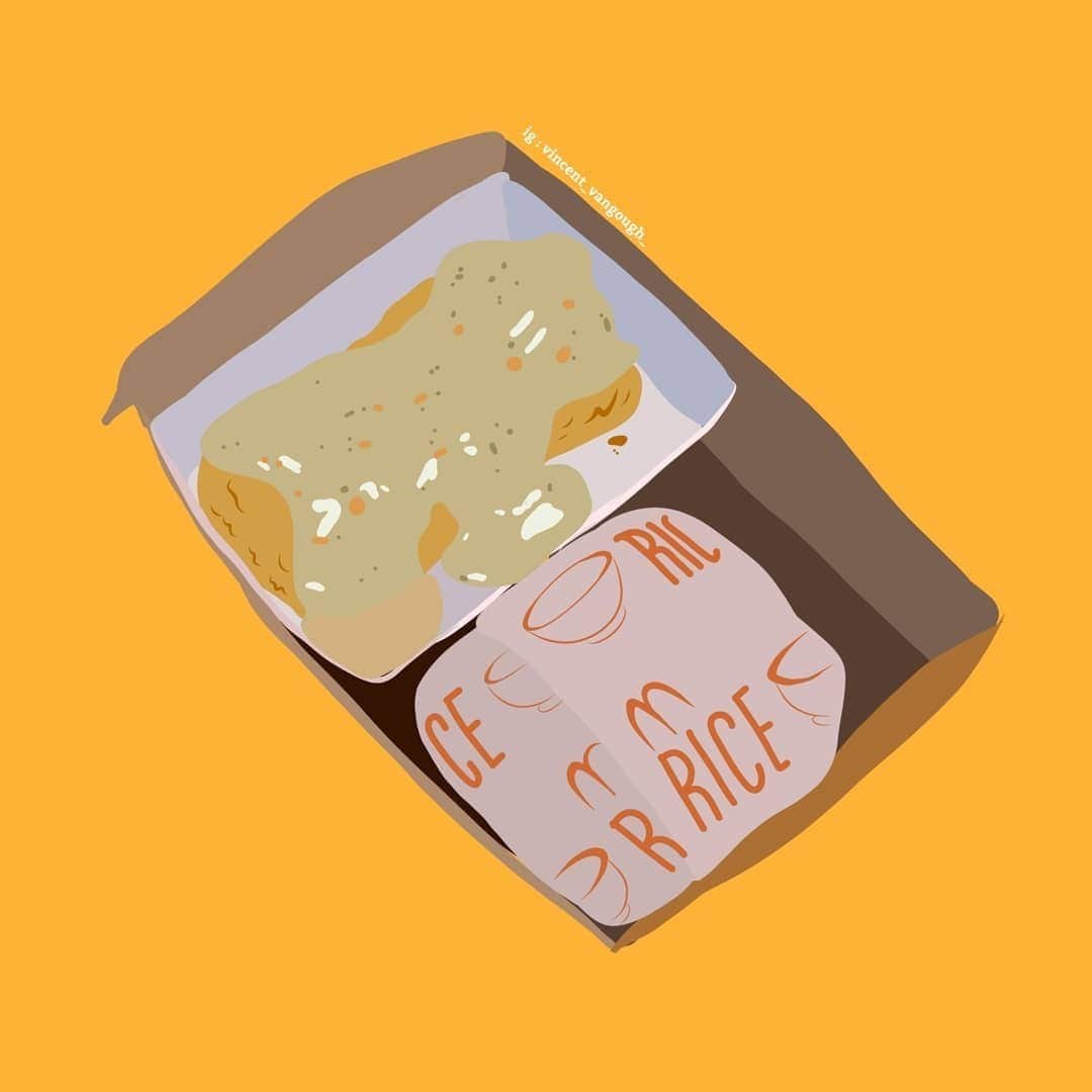 McDonald's Philippinesのインスタグラム：「This work of art by @vincent_vangough_ got us craving for a McCrispy Chicken Fillet Ala King! Don’t forget to tag us your McDo art!」