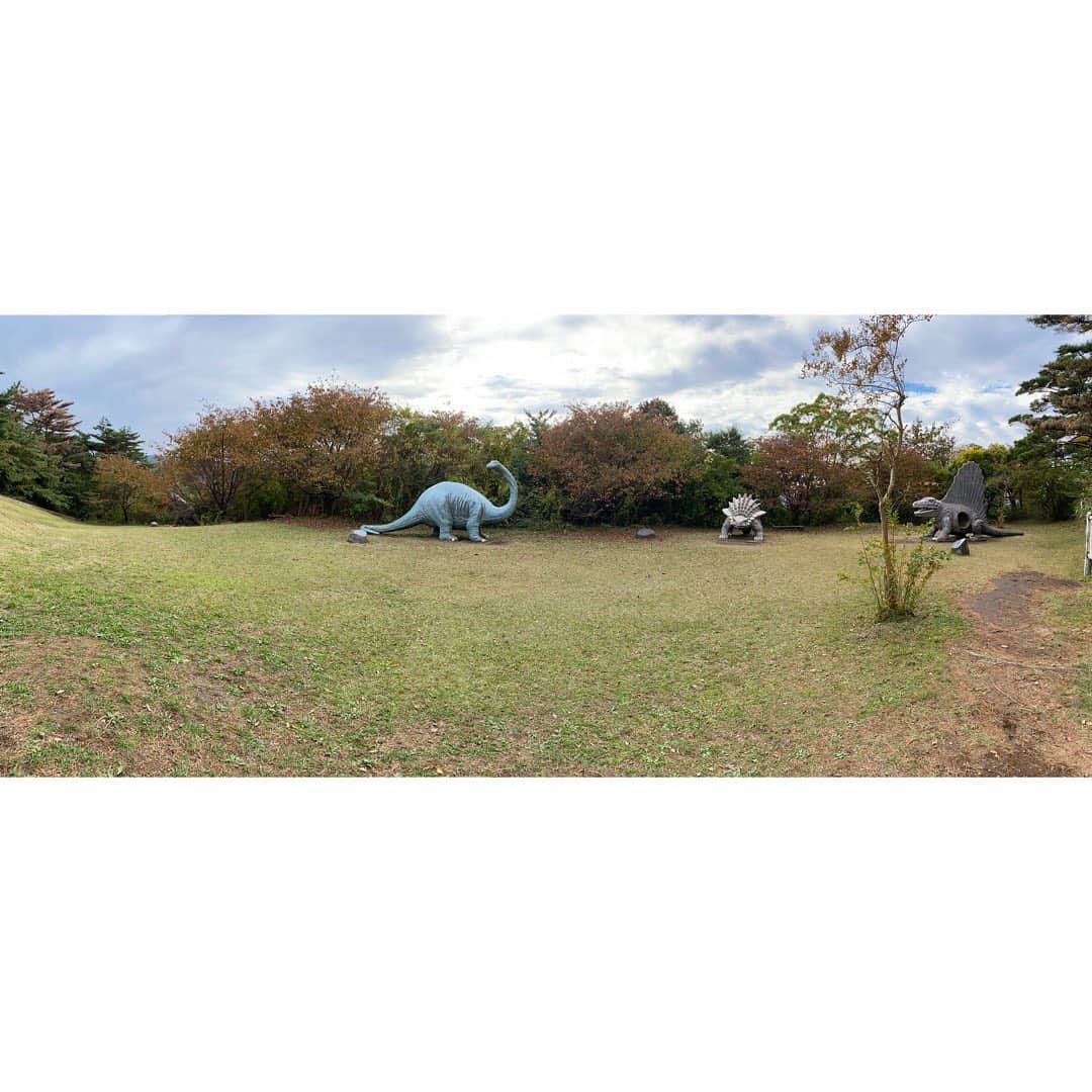 堀友理子さんのインスタグラム写真 - (堀友理子Instagram)「遊具も充実の恐竜公園🤗🦕🦖 これは一日遊べる💓 でもやはり都内からは遠かった😂 #恐竜公園 #小室山 #伊東 #静岡県」11月8日 16時52分 - horiyurisanpo