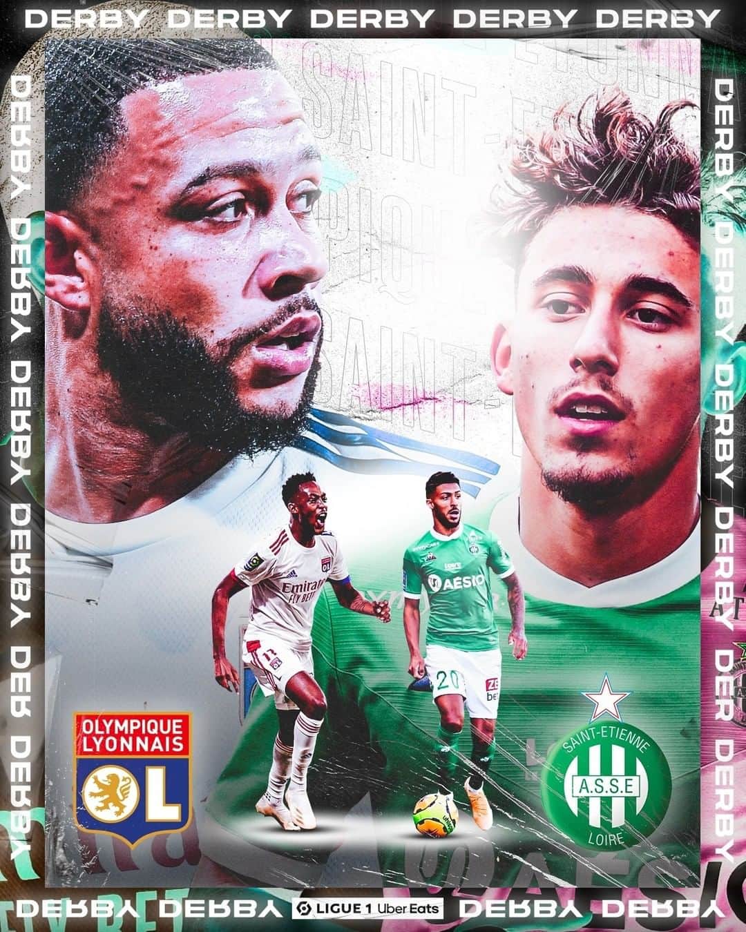 リーグ・アンさんのインスタグラム写真 - (リーグ・アンInstagram)「Juste avant la trêve internationale, place au derby 🤤🔥  🆚 @ol / @asseofficiel   Just before the international break, it's time for the derby!  #OLASSE #Ligue1UberEats #Lyon #SaintEtienne #OlympiqueLyonnais #LesVerts」11月8日 17時30分 - ligue1ubereats