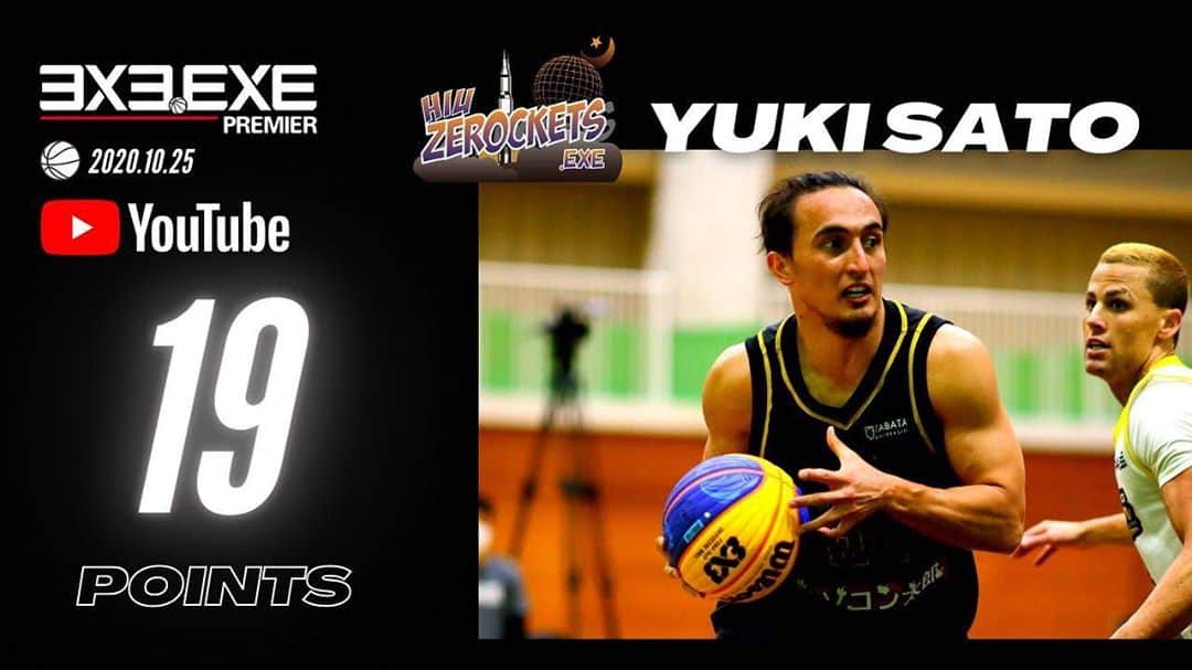 のインスタグラム：「@3x3.exe のオフィシャル YouTube チャンネルにハイライト載せて頂きました！🏀 是非見てください🙏🚀 . My highlight from the last game is up on the official YouTube for @3x3.exe !!!🏀 Please check it out!!!🚀 . . . #tokyo #ballislife #basketball #fitness #l4l #halfjapanese #モデル #トレーニング #東京 #実業家 #フィットネス #バスケ  #愛犬家 #ハーフ #bリーグ #アスリート #3x3  #ダイエット #ナイキ #スニーカー好き #ミスコン #バイリンガル #英語」