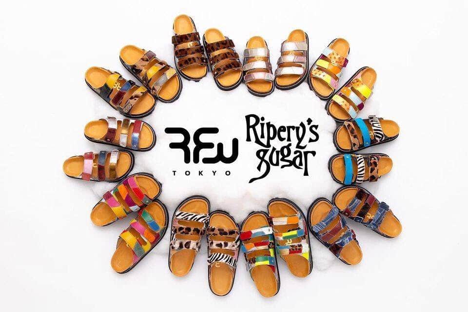 のインスタグラム：「【SPECIAL COLLABORATION】  RFW×Ripery's Sugar  PUFFIN 3 LIMITED EDITION  下北沢のリメイク専門SHOP【Ripery's Sugar】と豪華コラボレーション！  www.rfwtokyo.com  Ripery's Sugar OFFICIAL WEBSITE http://riperys-sugar.shop-pro.jp/  #rfw #rfwtokyo #rhythmfootwear #sneaker #sneakers #kicks #instashoes #instakicks #sneakerhead #sneakerheads #nicekicks #sneakerfreak #kickstagram #riperyssugar #ライプリーズシュガー #下北沢 #himokitazawa #custom #limited #レザーサンダル #leathersandal #leathercraft #handmadeshoes」