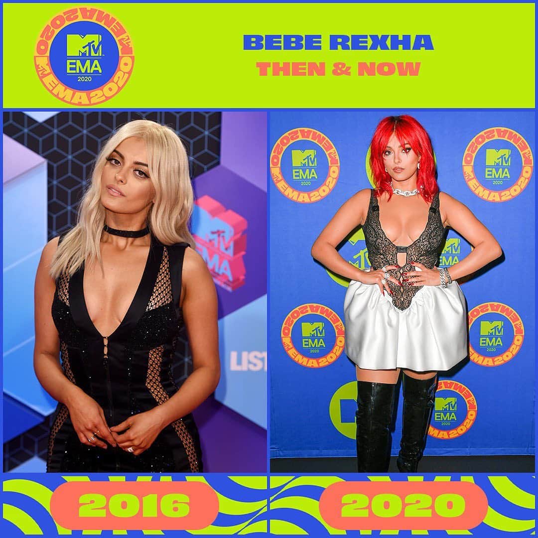 MTVさんのインスタグラム写真 - (MTVInstagram)「2016 ➡️ 2020 ✨ 4 years later & @beberexha continues to shine on every #MTVEMA carpet! Don’t miss the @mtvema tonight at 7p on MTV!」11月9日 5時37分 - mtv