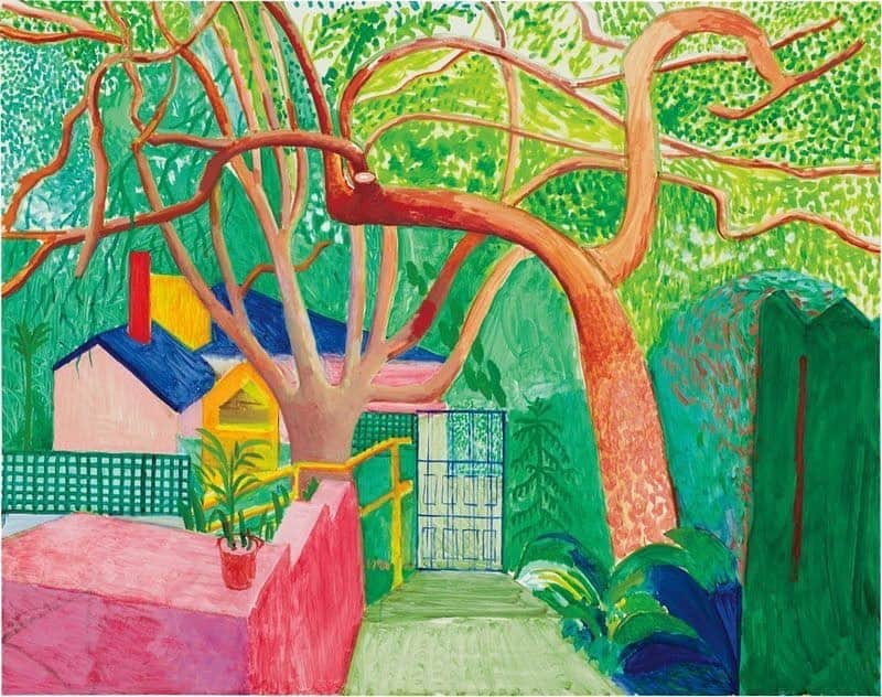 オーレリービダマンのインスタグラム：「The Gate, 2000, David Hockney #inspiration #aureliebidermann」