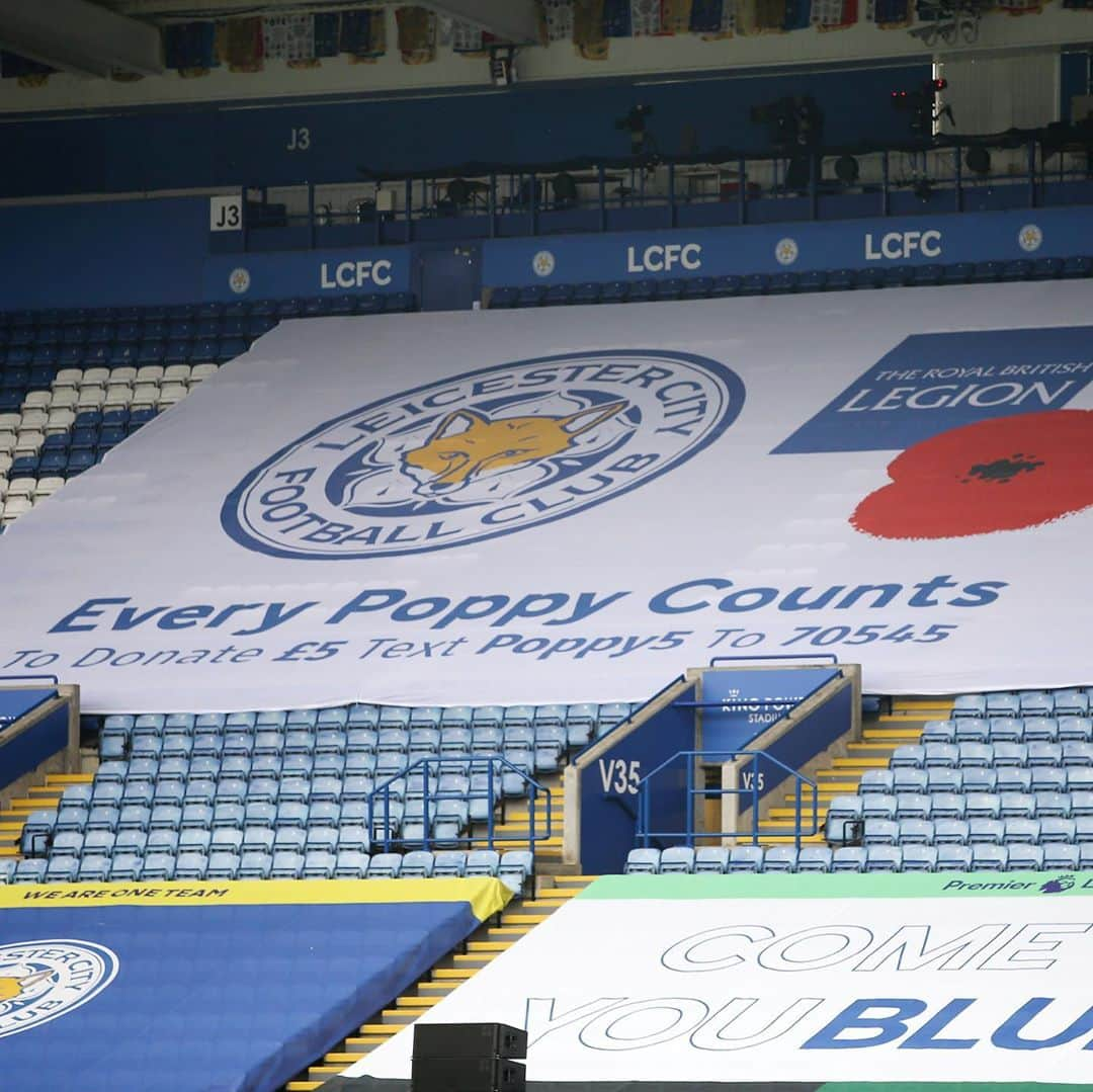 レスター・シティFCさんのインスタグラム写真 - (レスター・シティFCInstagram)「#LeiWol is our annual Remembrance Fixture.  #lcfc • #RemembranceSunday」11月8日 21時24分 - lcfc