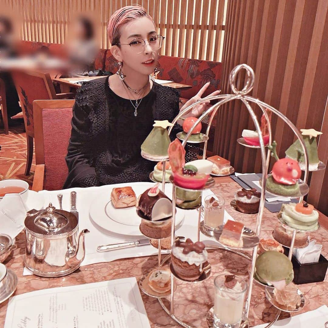 カミヤサキのインスタグラム：「#afternoontea」