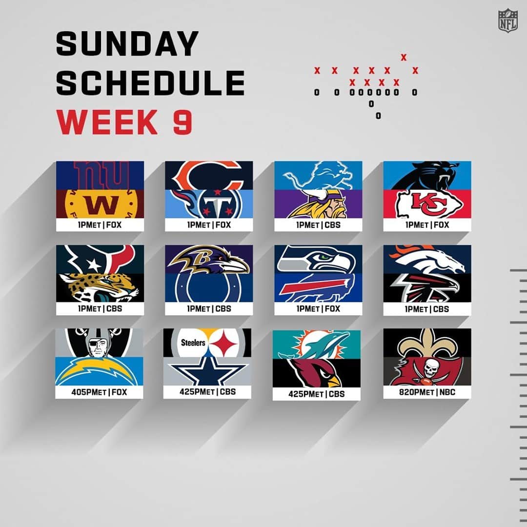 NFLさんのインスタグラム写真 - (NFLInstagram)「It's Football Sunday! 🏈」11月8日 22時00分 - nfl