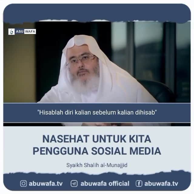 ラウディアシンシアベラのインスタグラム：「#Repost @abuwafa.tv ・・・ Bismillah,.. Assalamu'alaikum warahmatullah... . 📚 [NASEHAT UNTUK KITA PENGGUNA SOSIAL MEDIA] . #selfreminder semoga kita bisa menggunakan sosial media untuk hal-hal yang baik yaaa 🤍 "Hisab lah diri kita sebelum di hisab" 🥺 Dan semoga Allah Subhaanahu Wa Ta'ala selalu jaga Kita semua.  Aamiin Ya Mujibassailin.. Aamiin Yaa Rabbal Aalamiin istajib Du’ana Yallah 🤲🏻」