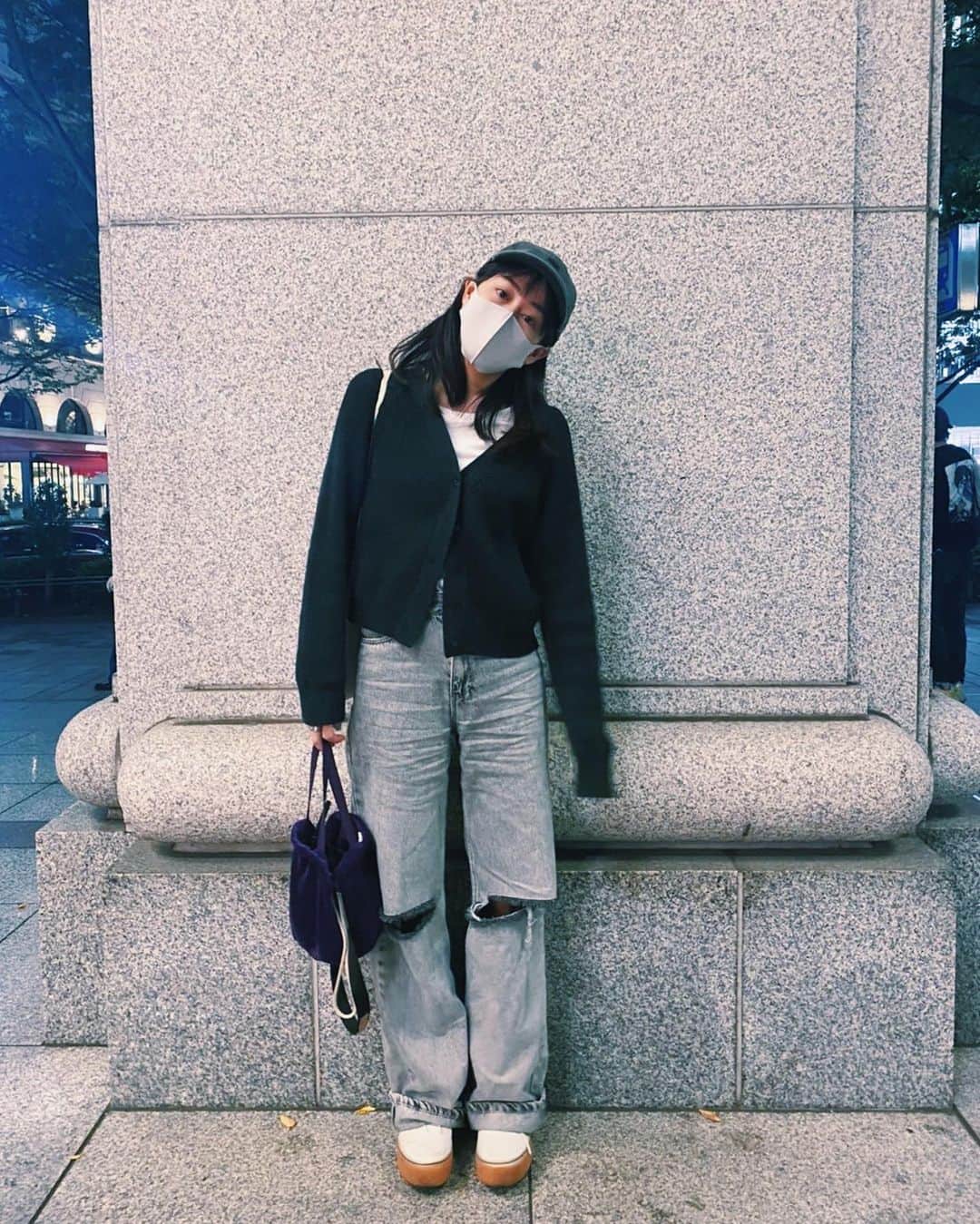 宮﨑香蓮さんのインスタグラム写真 - (宮﨑香蓮Instagram)「膝から凍えた日🥶」11月8日 23時32分 - karen_miyazaki_official
