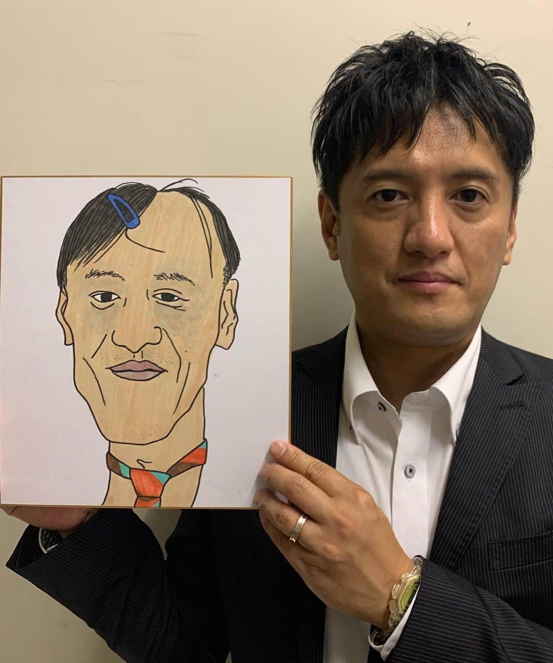 kento fukayaさんのインスタグラム写真 - (kento fukayaInstagram)「【さえない似顔絵139】 ザ・プラン9 ヤナギブソンさん  #さえない似顔絵 #ザ・プラン9 #ヤナギブソンさん #月刊コントで初披露 #最強ライブ #ギブソンさんずっと優しい #鎌首が懐かしい #冴えない似顔絵 #コピック #似顔絵 #イラスト #お笑い #kentofukaya」11月9日 0時09分 - kento1989