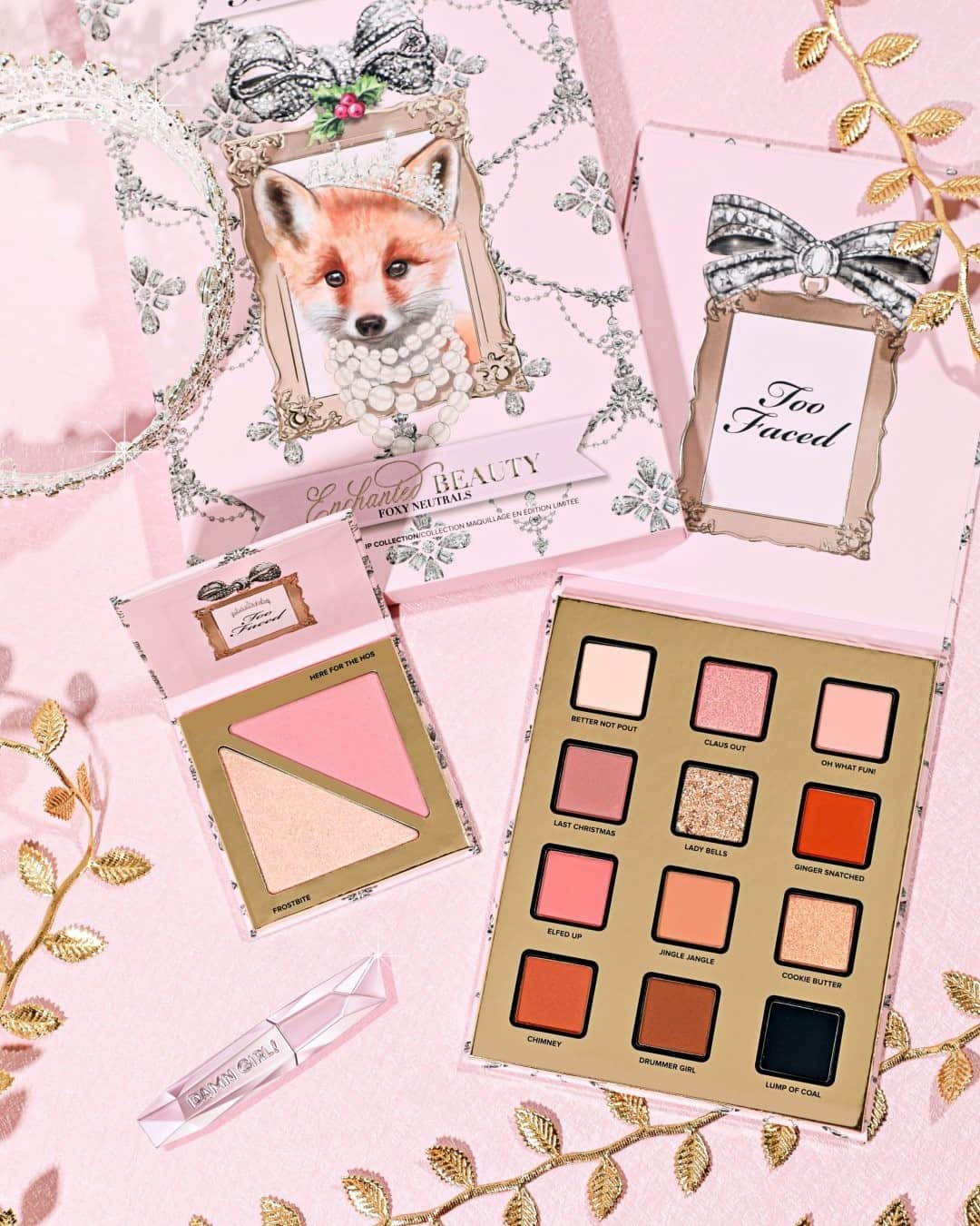 Too Facedさんのインスタグラム写真 - (Too FacedInstagram)「There are SO many ways to sleigh your glam this Christmas with our Enchanted Beauty Foxy Neutrals Set! 😍 Play with sparkle & pops of color or choose from the range of seductive neutrals. Available @sephora. #toofaced」11月9日 1時05分 - toofaced