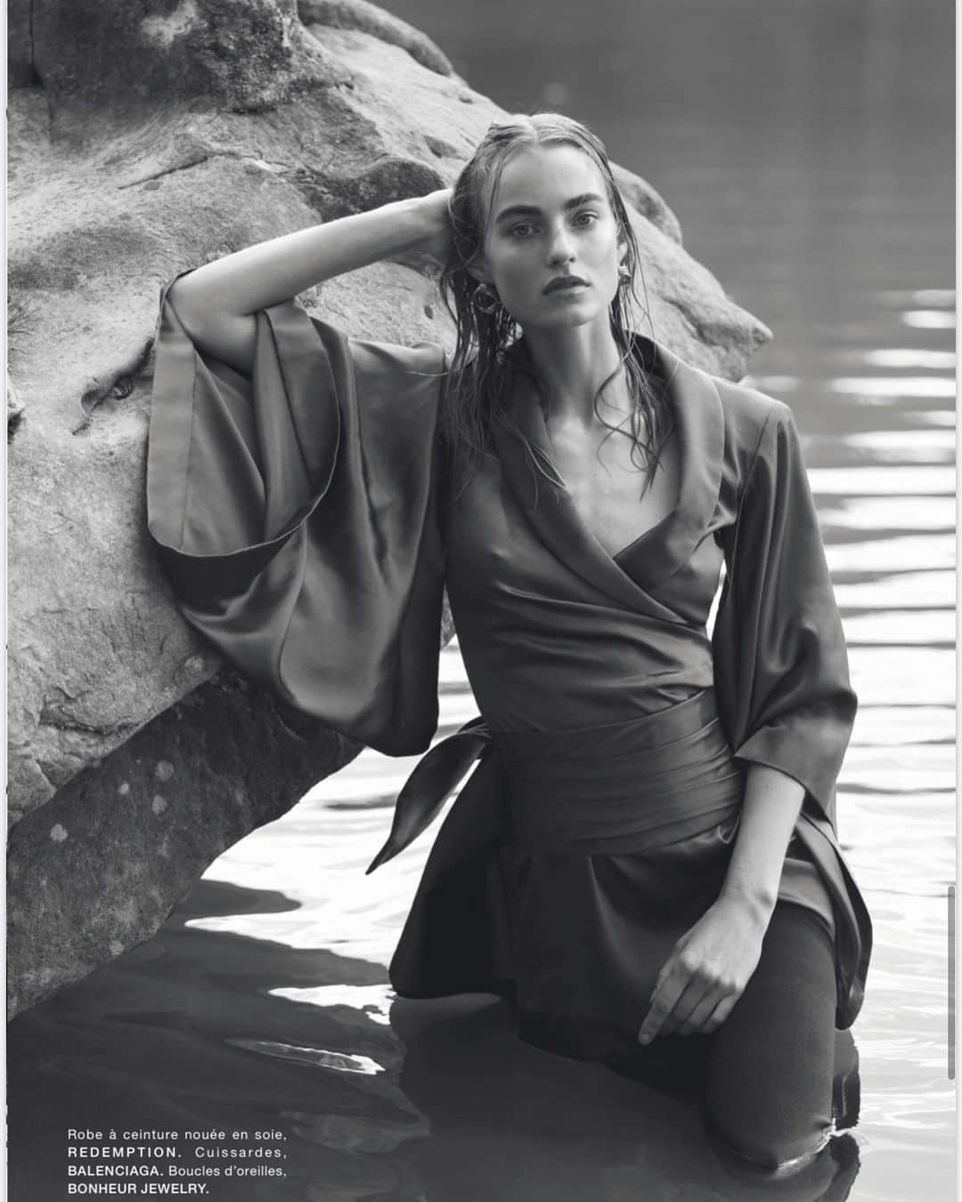 マルチェ・フェルフーフのインスタグラム：「Last one from @numeromagazine 🖤」