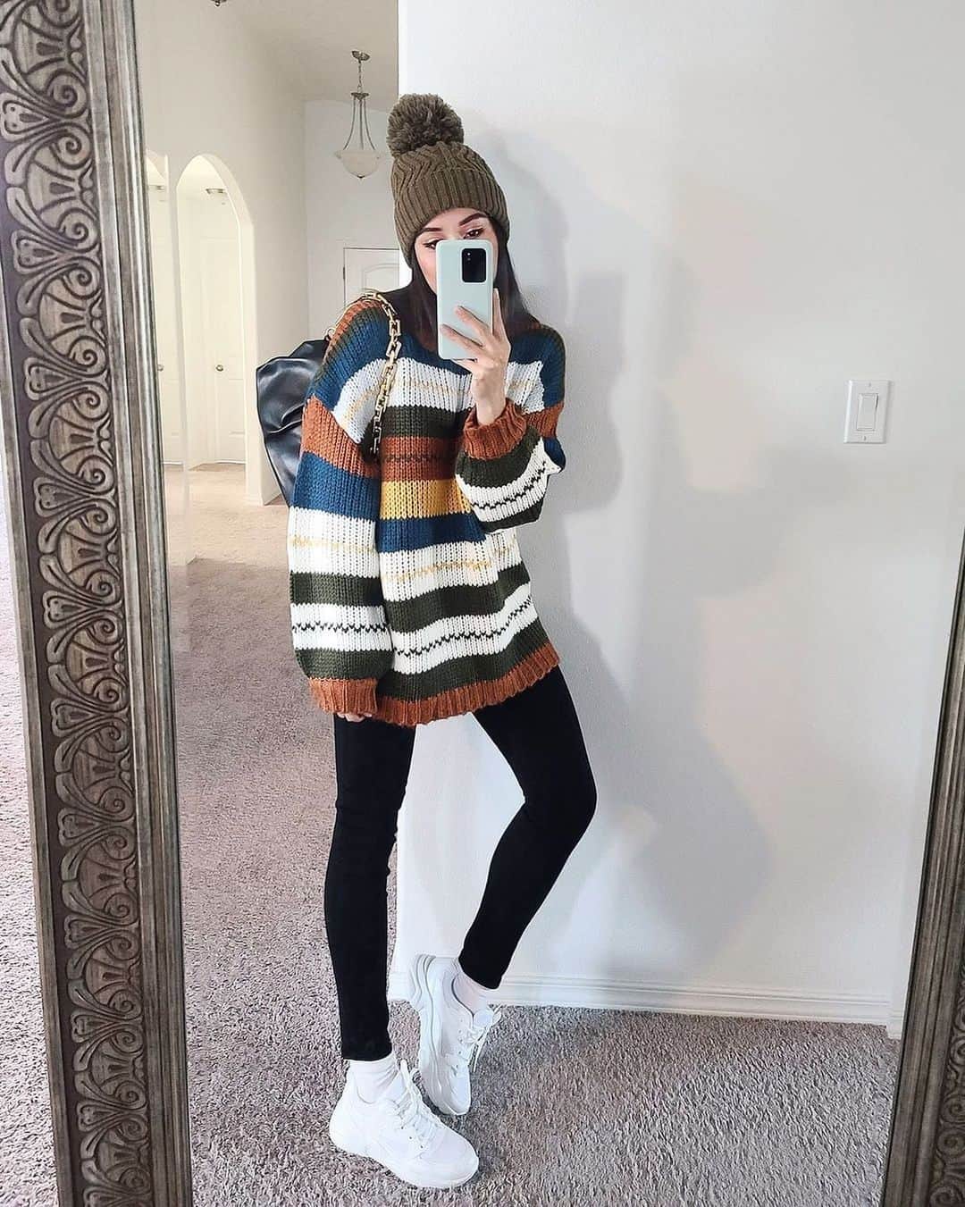 SHEINさんのインスタグラム写真 - (SHEINInstagram)「We've earned our stripes 🌈 @andy_styl3  Shop Item #: 1629714  #SHEINgals #SHEINstyle #SHEINBlackFriday #stripes #sweaterseason」11月9日 3時15分 - sheinofficial