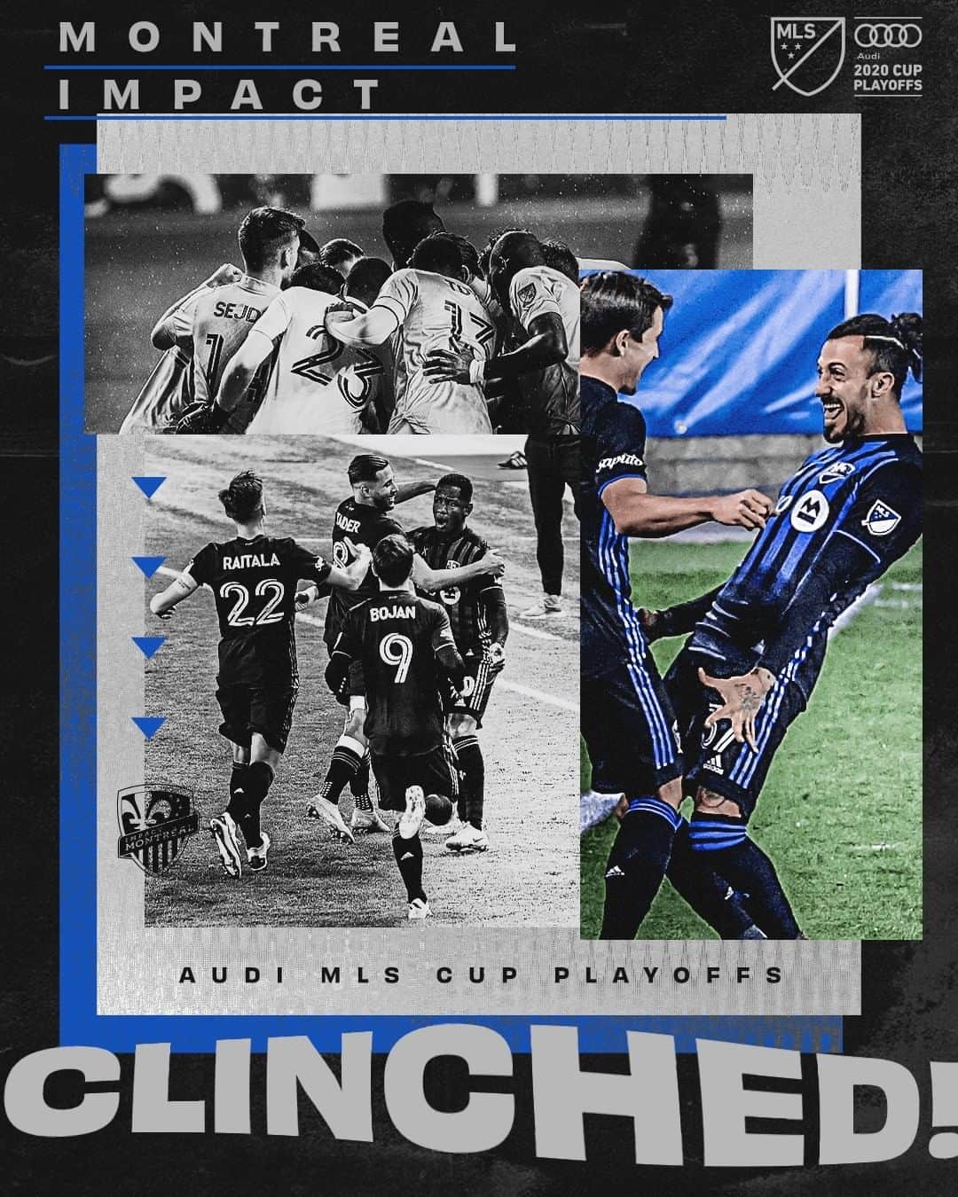 Major League Soccerさんのインスタグラム写真 - (Major League SoccerInstagram)「What a win! 🎉 @impactmontreal are headed to the @audi #MLSCupPlayoffs!」11月9日 8時01分 - mls