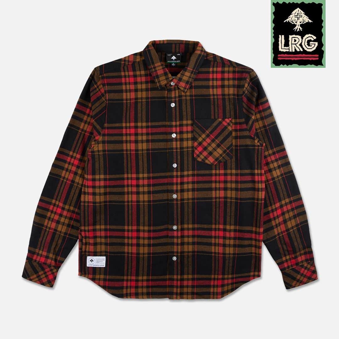 エルアールジーのインスタグラム：「LRG Wovens :: Big Cat Flannel   #LRG #flannelseason #Holiday20」