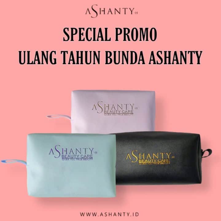 ASHANTY BEAUTY CREAM OFFICIALのインスタグラム：「🎉PROMO ULANG TAHUN BUNDA ASHANTY🎉  Special moment ulang tahun Bunda Ashanty, Ashanty Beauty Cream memberikan promo paket special dengan harga yang super hemaaaaat untuk kamu!!!! Dapatkan :   Paket Special Birthday 1  • Ashanty Beauty Cream (Pilih salah satu series) • Skinua Pure O2 Mask  • Skinua Ultra W Modelling Mask Ice Cream GRATIS CAMELLIA VELVET TINT (Pilih salah satu shade) hanya Rp 900.000,-   Paket Special Birthday 2  • Ashanty Beauty Cream (Pilih salah satu series)  • Skinua Ultra W Modelling Mask Ice Cream GRATIS LIPMATTE ASHANTY (Pilih salah satu shade) hanya Rp 550.000,-  Paket Special Birthday 3  • Ashanty Beauty Cream (Pilih salah satu series) GRATIS LIPMATTE ASHANTY (Pilih salah satu shade) hanya Rp 450.000,-  Yuk  pilih paket favoritemu, berikan perawatan dan nutrisi terbaik untuk kulit wajahmu. Pesan sekarang juga yaa sebelum kehabisaaan, stock promo sangat terbataaaassss !!!!! Informasi lebih lanjut kamu bisa langsung kunjungi dan follow official instagram @ashantyid 🖤  _____________________________ Informasi dan pemesanan  Ashanty Beauty Cream Chat Via WA : WA: 081293823950 WA: 081287388885 WA: 087778489900 WA: 085781140354 ⚡️ Fast Respons Click Link On Bio Instagram @ashantyid ❣️ ______________________________ #ashantybeautycream #creamashanty #skincareashanty #skincare #skincareartis #skincarelokal #creamwajah #creamperawatanwajah #obatjerawat #jerawat #kosmetik #krimwajah #creamwajah #whiteningcream #ashantyid #ashanty」