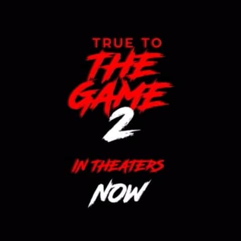 のインスタグラム：「TRUE TO THE GAME 2   In Theaters NOW!!!!   Congrats to my brother @mannyhalley, Producing content & owning his own Distribution company!! Support black filmmakers   @Truetothegamemovie 2」
