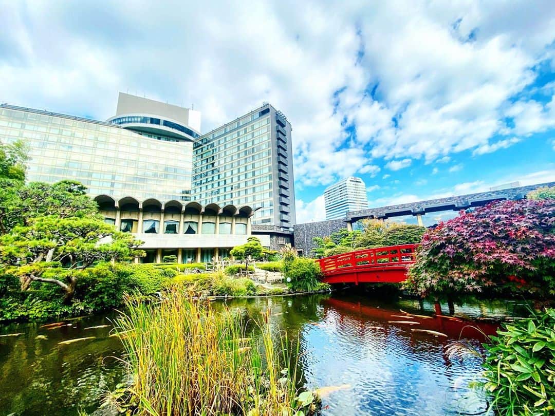 ホテル ニューオータニさんのインスタグラム写真 - (ホテル ニューオータニInstagram)「【本日の日本庭園】﻿ 少しずつではありますが、木々の紅葉が始まっています🍁緑から赤、黄色へと移りゆく、今だけの景色をお愉しみください。﻿ ﻿ Autumn is the time to enjoy beautiful foliage! @hotelnewotanitokyo #japanesegarden #ontripadvisor #thepreferredlife #futuretravelguide」11月9日 12時03分 - hotelnewotanitokyo