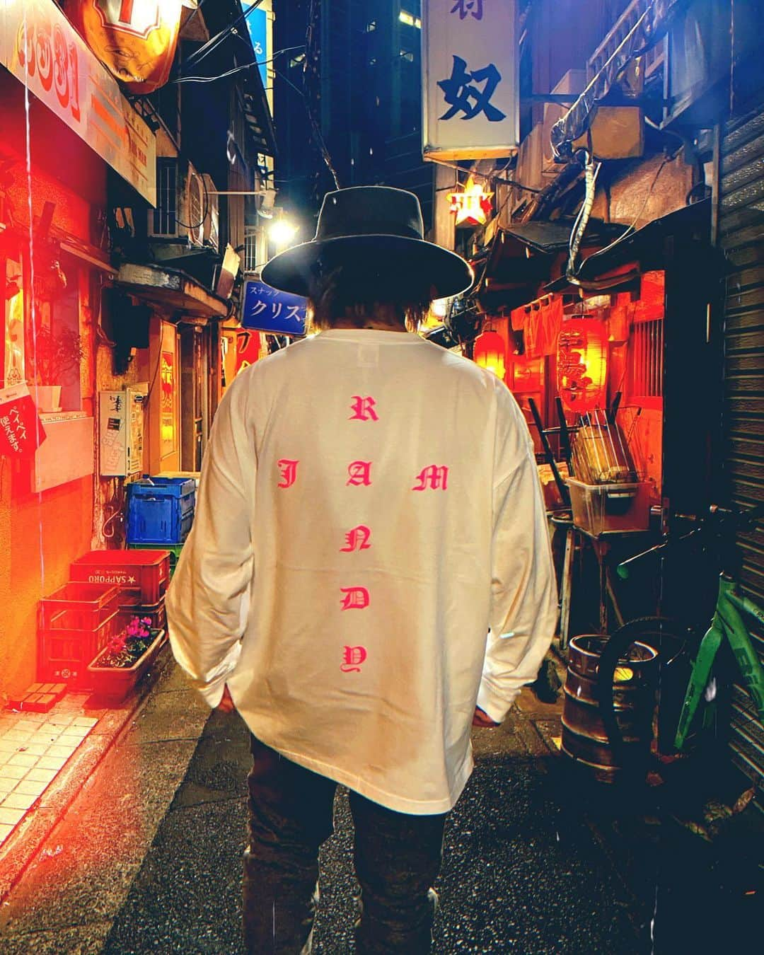 $oichiroのインスタグラム：「Good old 🏮  . @randyjamclub  . #ootd #fashion #instafashion #saintlaurent #alexandermcqueen #represent #chromehearts #randyjam #fw20 #autumn #likeforlikes #tokyo」