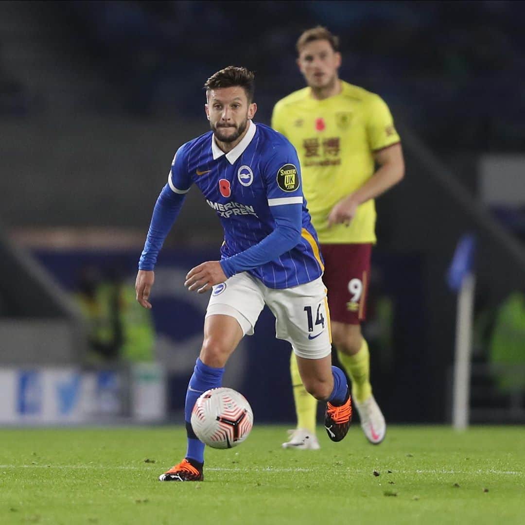 アダム・ララーナのインスタグラム：「Not the result we were all after. Let’s keep working and improving and the points will come #BHAFC 💙🤍」