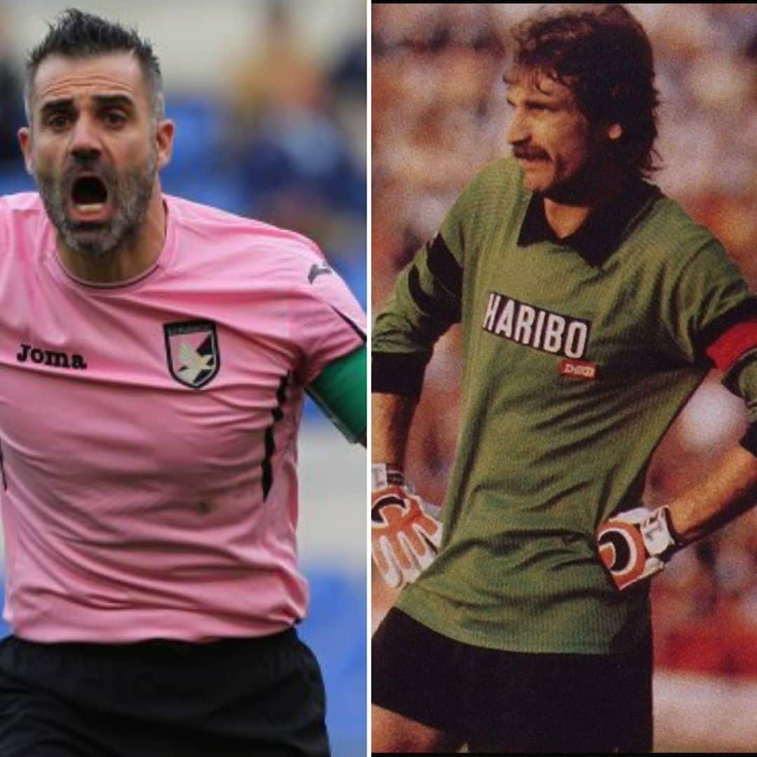 ステファノ・ソレンティーノのインスタグラム：「#PalermoCatania è anche il nostro derby 💪💪💪 #padrefiglio #capitani」