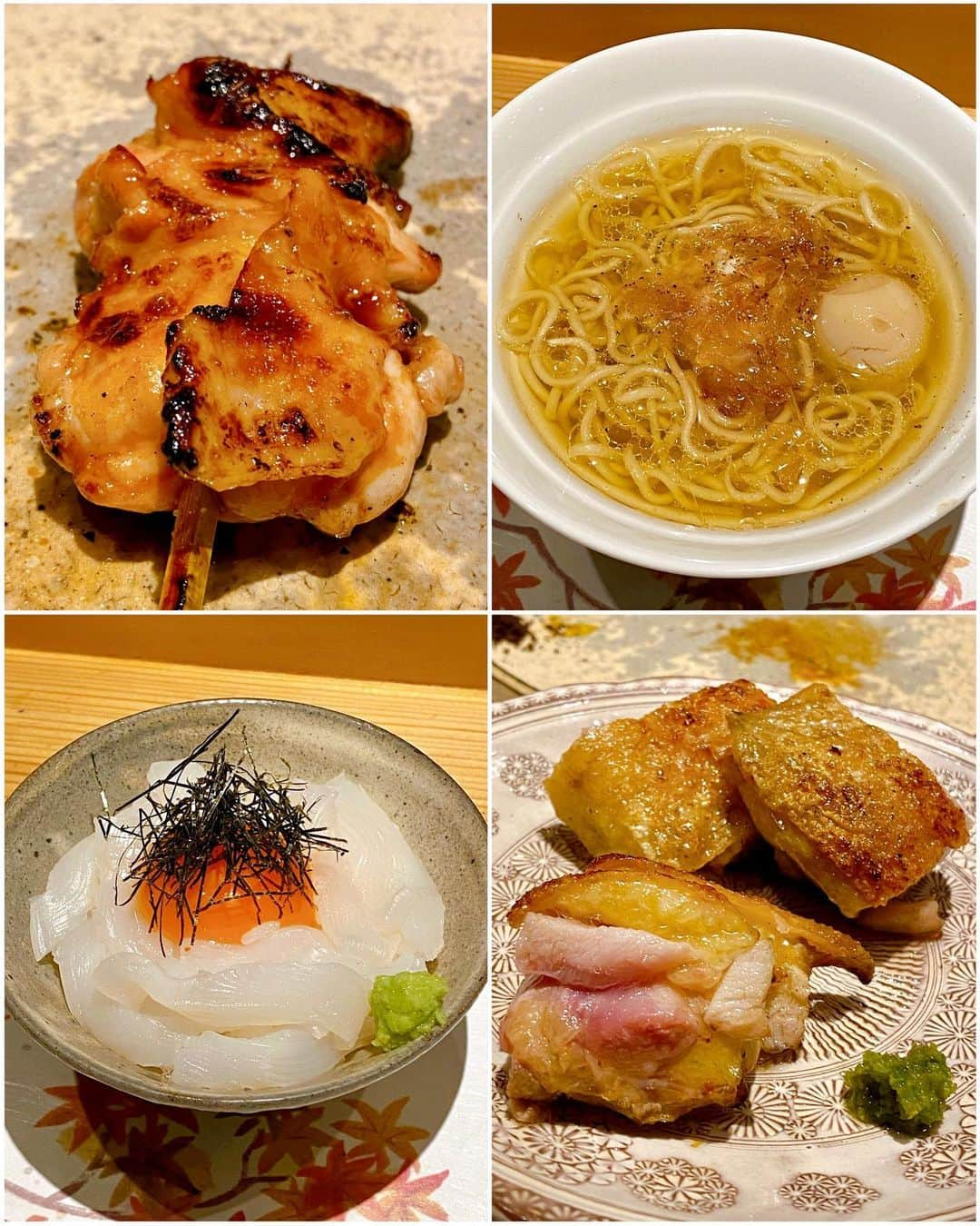 秋山具義さんのインスタグラム写真 - (秋山具義Instagram)「今日の『七鳥目』も焼鳥もお料理も塩ラーメンも素晴らしかったのですが、川名大将が日曜日に釣りに行って釣ってきたというヤリイカ丼もめっちゃ美味しかった！！！﻿ ﻿ #七鳥目 #具義焼鳥2020 #具義ラーメン2020 #具義丼2020」11月9日 23時26分 - gugitter