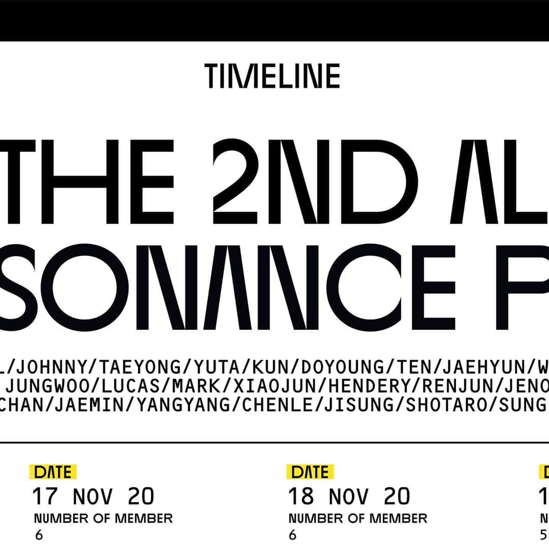 NCT 127さんのインスタグラム写真 - (NCT 127Instagram)「NCT - The 2nd Album RESONANCE Pt.2 TIMELINE  #NCT #RESONANCE #RESONANCE_Pt2 #NCT_RESONANCE #NCT127 #NCTDREAM #WayV」11月10日 0時07分 - nct127