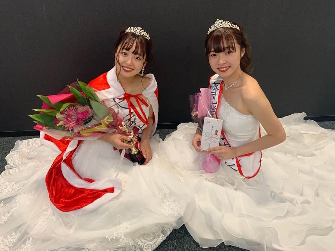 犬塚花菜子のインスタグラム：「まりねえ！！🥰 私のお姉ちゃんで憧れでもある大好きな子🌺🤍 #ミスコン本番はハワイアンミュージックしか勝たん」