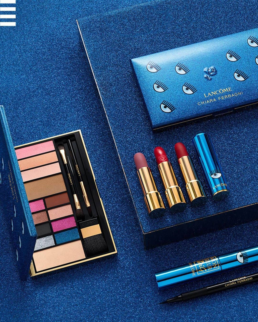 セフォラさんのインスタグラム写真 - (セフォラInstagram)「Monday crush : la nouvelle collab @lancomeofficial x @chiaraferragni 😍 Une collection vêtue d'un bleu intense et de l'œil iconique de @chiaraferragni, encapsulant des teintes inédites développées par Chiara & Lancôme. Commentez des 💙 si vous la trouvez très jolie!  Uniquement chez SEPHORA. #SephoraFrance #LancomeFrance #ChiaraFerragni」11月9日 17時23分 - sephorafrance