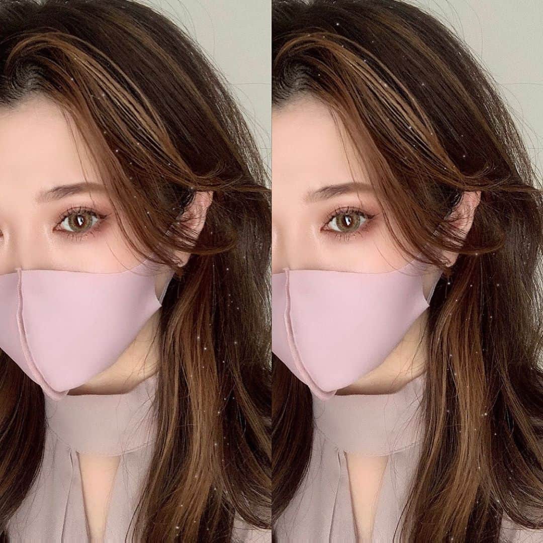 k i ｒa r a のインスタグラム：「◌﻿ 血色マスク﻿ ﻿ チークみたいな色味のマスク💗﻿ 血色をよく見せてくれる🧏🏼‍♀️﻿ ﻿ 色味がかわいい𓂃」