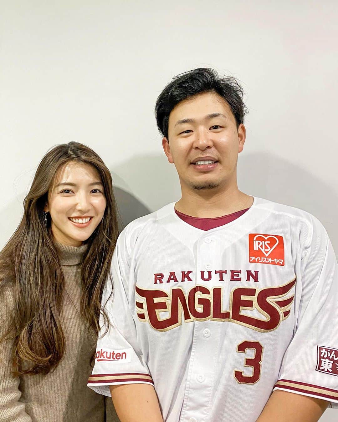 淡輪優希のインスタグラム：「2020シーズンが終わりました。 結婚してはじめての年、まずは主人が大きな怪我なく無事シーズンを終えてくれたことに感謝と安堵の気持ちです。どんな時も踏ん張って頑張ってくれて本当にありがとう。 . 今シーズンは私個人としてもいろんなことに挑戦、経験させて頂き、思い出深い1年となりました。一番は皆様と一緒に浅村やチームを1野球ファンとして全力で応援出来たこと、これが何よりの財産になりました。 仙台でこんなにも楽しく幸せな毎日を送れたのは、仙台の魅力はもちろんのこと、ひとえに皆様の日頃より頂く温かいご声援のおかげです。SNSでのメッセージや球場でお声がけ頂いた方々、心より感謝申し上げます。どんな時も信じて応援してくださって、本当にありがとうございました。 . 来シーズンも私たちらしく、良い時も悪い時も夫婦力を合わせて精進して参ります。引き続きよろしくお願い致します！」