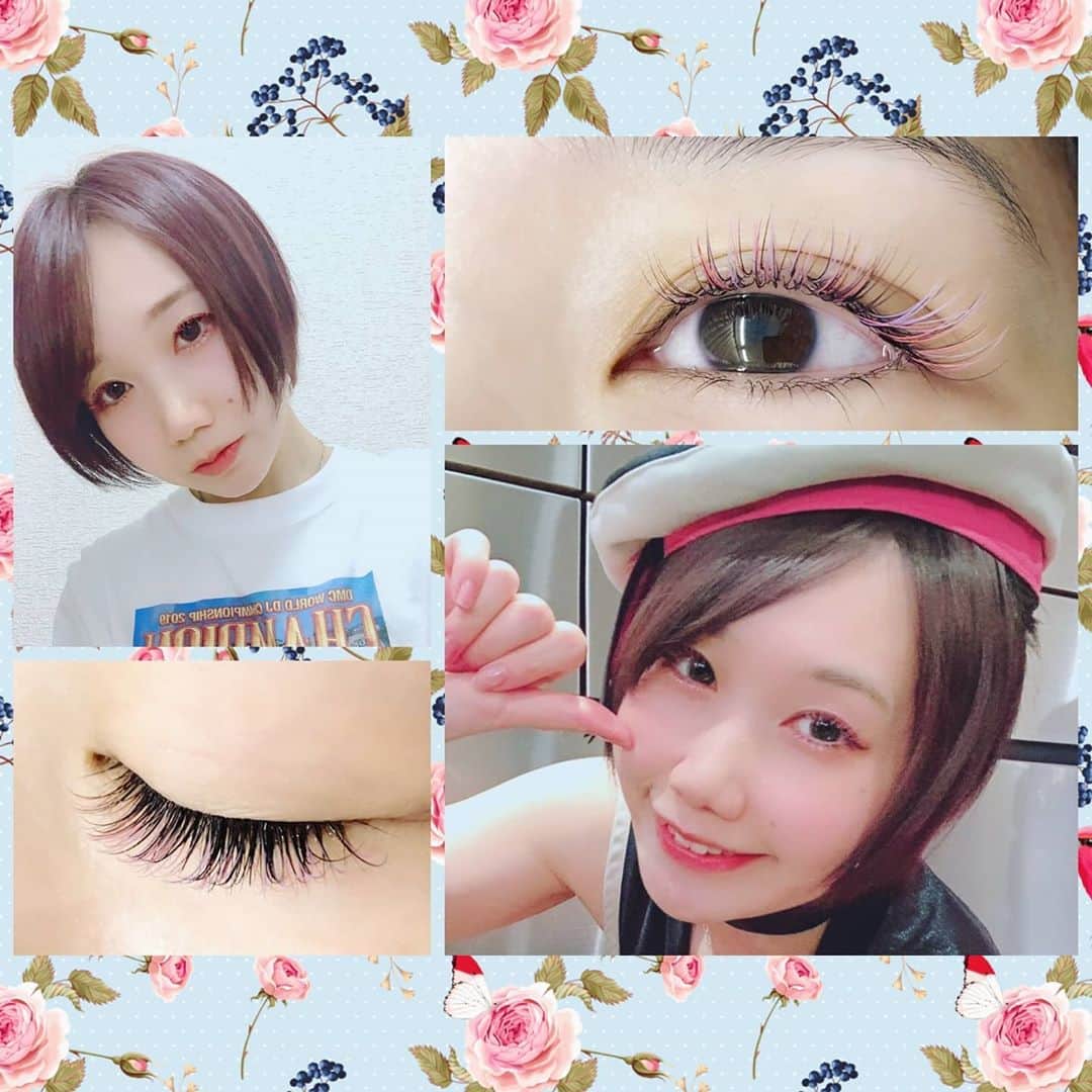 みさこのインスタグラム：「ピンクのまつげ、お世話になってるまなみさんに👁👁✨  マツエクだとライブでどれだけ汗かいても何も問題なくて助かる👁👁✨  あとカラーついてるとアイシャドウ落ちてもピンク野郎のまんまで嬉しい👁👁✨  きれいにしてくださっていつもありがとうです👁👁✨  カールや本数の詳しくはこのまなみさんのツイートに載ってるので参考にしたい方いらしたらぜひ！▽ https://twitter.com/m_k_eyelash/status/1325382167891902465?s=19」