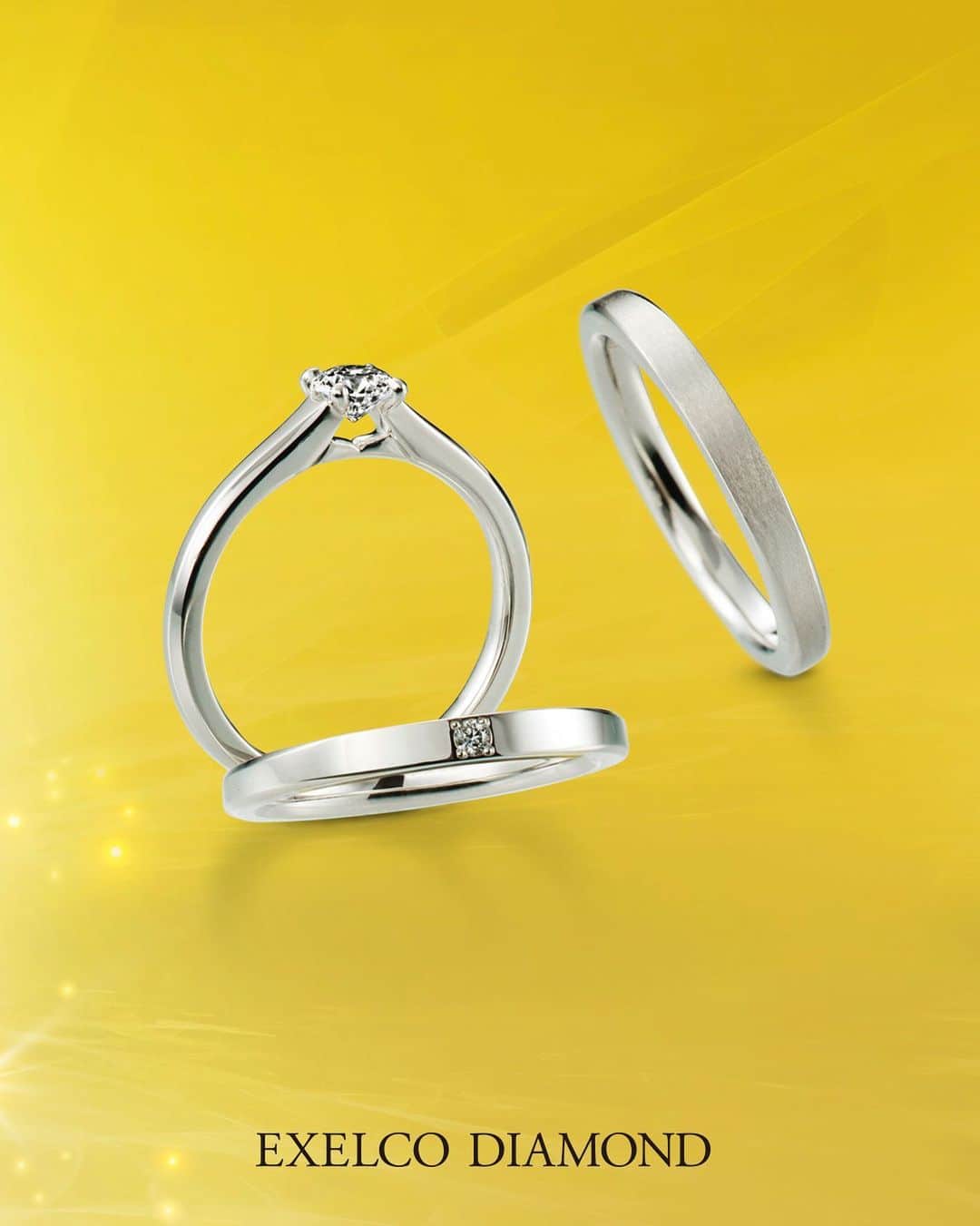 エクセルコ ダイヤモンド 婚約指輪♔結婚指輪のインスタグラム