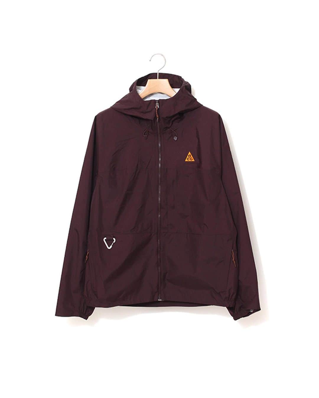 のインスタグラム：「2020 .11 .12 (thu) in store  ■NIKE NRG ACG PCK RAIN JACKET COLOR : DEEP BURGUNDY SIZE : S - XL PRICE : ¥18,000 (+TAX)  #a_and_s #NIKE #ACG #AllConditionsGear #OREGON #SMITHROCK #SMITHROCKSTATEPARK #MOVETOZERO #SUSTAINABLE #SUSTAINABILITY」