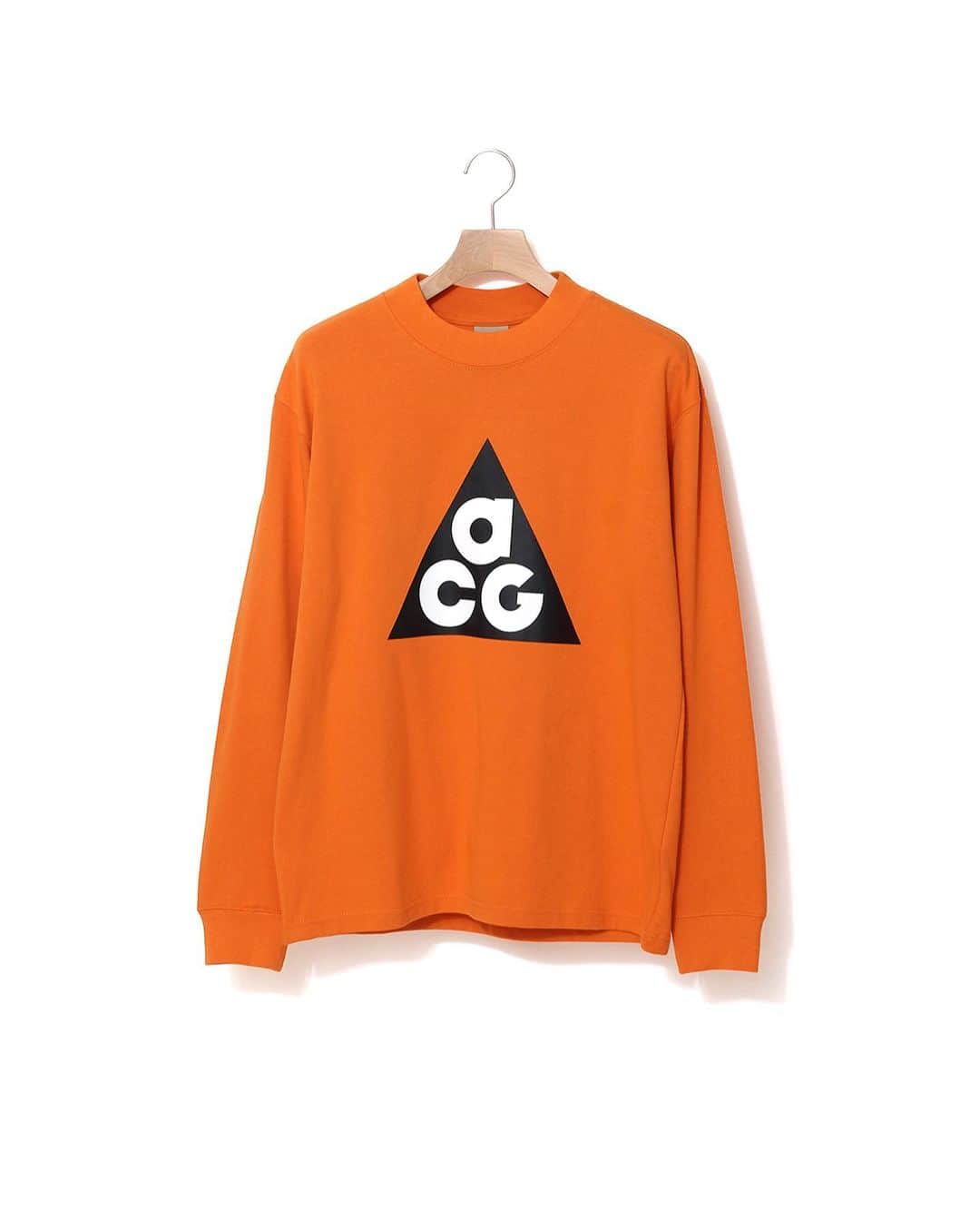のインスタグラム：「2020 .11 .12 (thu) in store  ■NIKE NRG ACG L/S BIG TEE COLOR : CLAY ORANGE ,DEEP BURGUNDY ,BLACK SIZE : S - XL PRICE : ¥4,000 (+TAX)  #a_and_s #NIKE #ACG #AllConditionsGear #OREGON #SMITHROCK #SMITHROCKSTATEPARK #MOVETOZERO #SUSTAINABLE #SUSTAINABILITY」