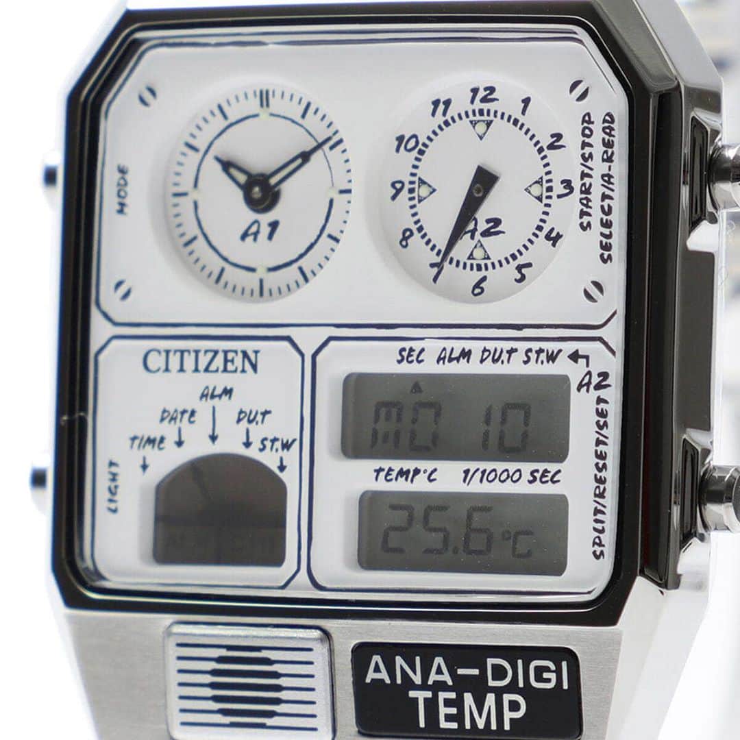 HYPEBEASTさんのインスタグラム写真 - (HYPEBEASTInstagram)「@hypebeaststyle: @beams_official is back with another take on the @citizenwatchus Ana-Digi watch, this time featuring a completely handwritten dial design. Each text placement next to the buttons as well as the dial numerals themselves have been changed from Citizen’s standard typeface to a whimsical, handwritten font. It also maintains its signature temperature sensor function, analog/digital “anadigi” display, and chronograph/alarm/calendar displays. Both styles are available now at BEAMS for approximately $260 USD.⁠⠀ Photo: BEAMS」11月9日 18時24分 - hypebeast