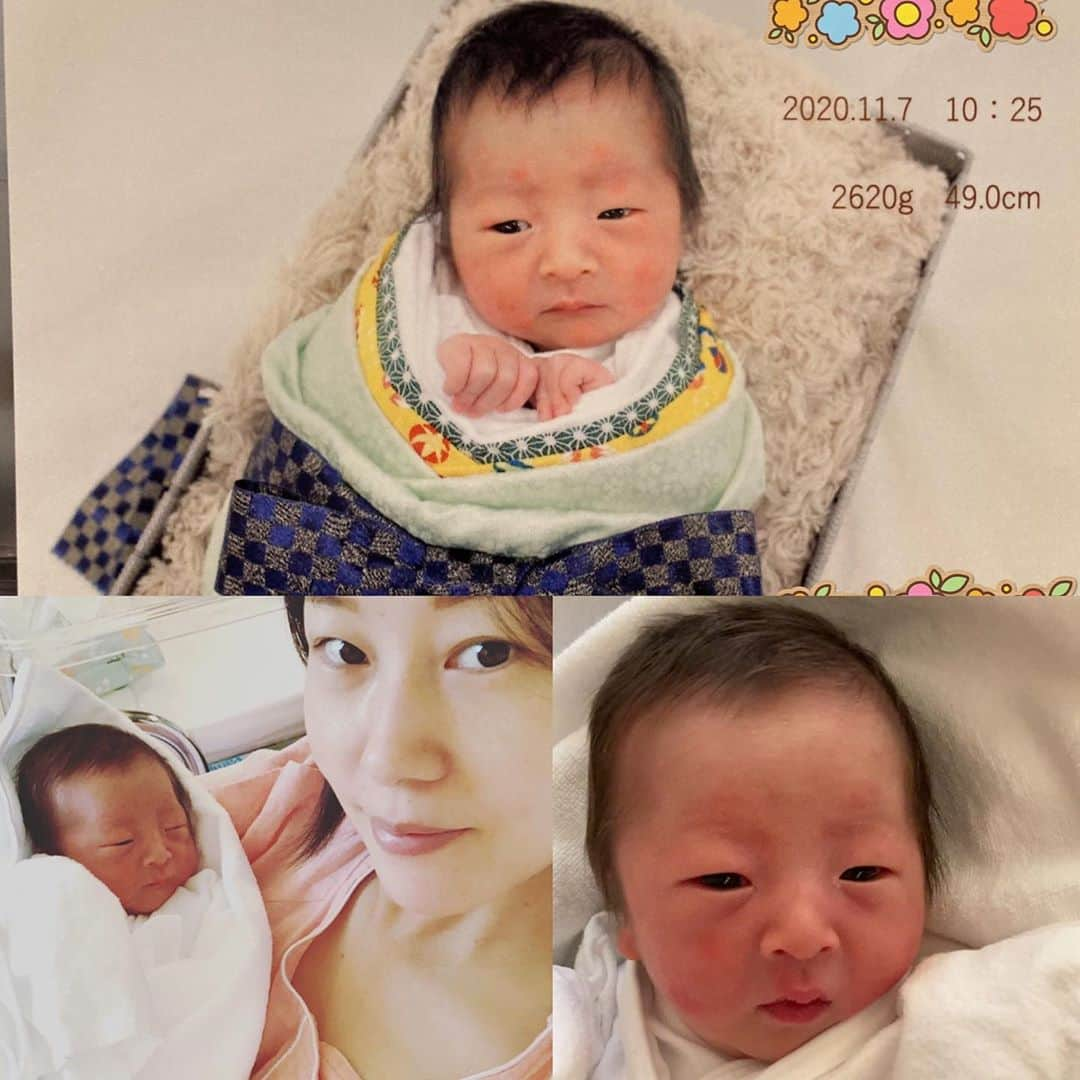 中嶋佳子のインスタグラム：「2020/11/7(土) 10:25am 2,620g❤︎my little boy❤︎ ＊ ＊ 朝7:00からの陣痛で3時間半のスーパー安産でした。おかげさまで私も元気です(*⁰▿⁰*) これから家族4人、色んなことを乗り越えていきたいと思います。 . . I'm happy to have you. . . 私を選んでくれて.元気に泣いてくれて.家族になってくれて...ありがとう。 . #boybaby #0m2d #生後2日目 #産院のサービスで #ニューボーンフォト #新生児 #かわいすぎふ #あいたかったよー #まだ入院中 #幸せな時間 #計画分娩 #中嶋佳子 #女優 #役者 #actor @yoshiko_world #japaneseactors  #newbornphotography #立ち会い出産」