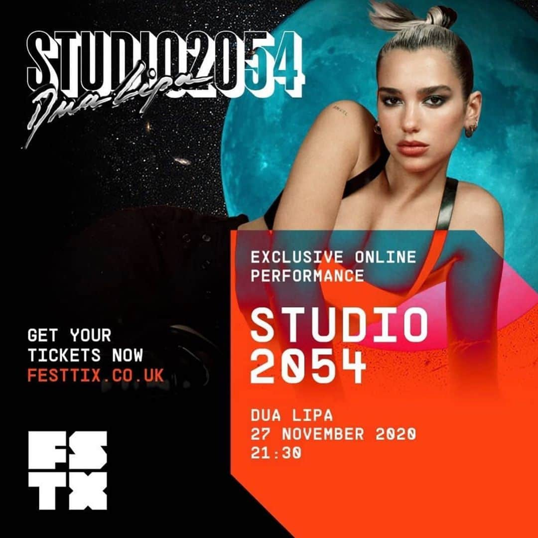 デュア・リパさんのインスタグラム写真 - (デュア・リパInstagram)「Tickets for STUDIO 2054 now available for these territories via @festtix Get yours at FESTTIX.CO.UK *Hungary, Czech Republic, Greece, Croatia, Slovenia, Kosovo, Albania, North Macedonia, Montenegro, Serbia, Bosnia and Herzegovina, Slovakia and Bulgaria*」11月9日 22時04分 - dualipa