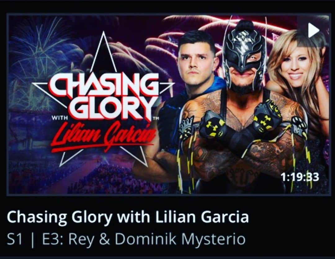 レイ・ミステリオ・ジュニアのインスタグラム：「Had the opportunity to really absorb that  #SummerSlam moment from a different perspective. The pressure was finally over & the moment was expected! 🙏🏼 @liliangarcia for putting this together!  @chasingglory trending now on @wwenetwork  🙏🏼💙🙏🏼🇲🇽」