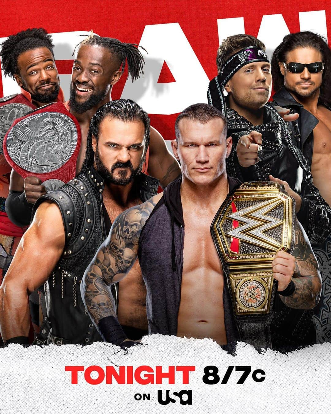 WWEさんのインスタグラム写真 - (WWEInstagram)「TONIGHT on #WWERaw: @dmcintyrewwe joins @thetruekofi & @austincreedwins to battle @randyorton, @mikethemiz & @johnhennigan. Plus: @wwe_asuka vs. @niajaxwwe #NonTitleMatch, #TheNewDay join #MizTV, and @kingricochet takes on @aliwwe!   📺 8/7c on @usa_network」11月10日 8時33分 - wwe