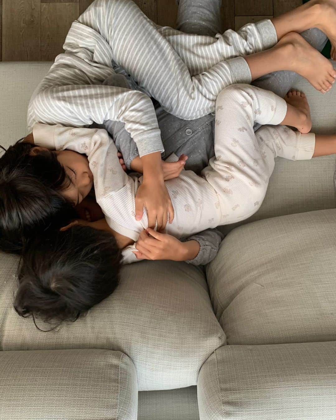あやこのインスタグラム：「. 朝晩冷えますね ぎゅっとなっています ふたりじゃなくて３人 🐶🐶🐶 毎朝癒される(  ˊᵕˋ )♡.°⑅ . １番大きい人はみんなが起きる前に出発 . ふたりきりで過ごせるから お弁当３つも早起きも寒さも気にならない楽しみな時間 . . . . . #神奈川県  #mebyoスタイルアンバサダー  . #子供との時間 は勿論#大変 な時も  #寝不足 で#スタミナ切れ しそうな日もあるけれど  #幸せ #おかげさまで を#口癖 に♡ . #病は気から #言葉ひとつ で#心 も#口角 も#上向き ⤴︎⤴︎ #未病 #未病の改善 #心身の健康 #心身を整える」