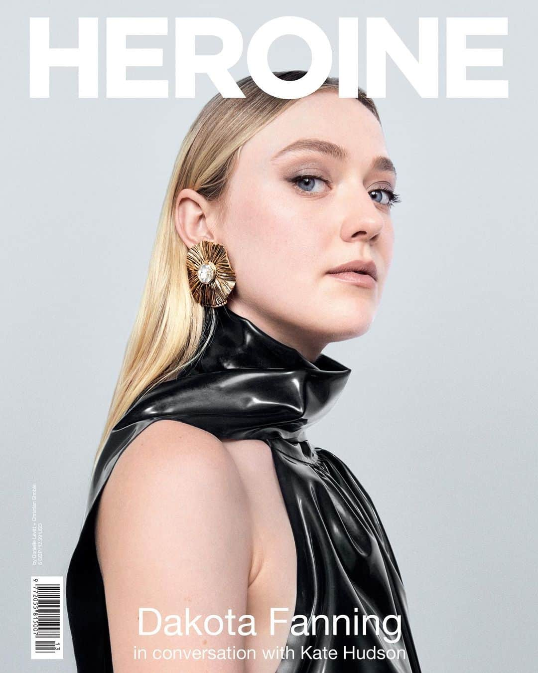 ダコタ・ファニングのインスタグラム：「🖤 @heroine_mag 🖤 @daniellelevitt @christianstroble @justjenda @erinayanianmonroe 💋 thank you @katehudson」