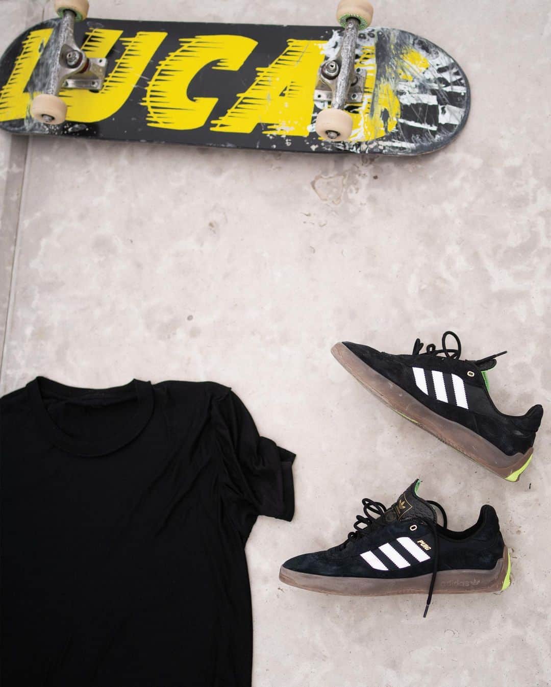 adidas Skateboardingさんのインスタグラム写真 - (adidas SkateboardingInstagram)「PUIG /// Lucas bumps to switch back tail in the new PUIG black and gum. Swipe right for a glimpse. Landing in skate shops and online at adidas.com/skateboarding November 17th. • #adidasSkateboarding #LucasPuig #LaMarqueAux3Bandes 📸 @semrubiophoto」11月10日 2時46分 - adidasskateboarding