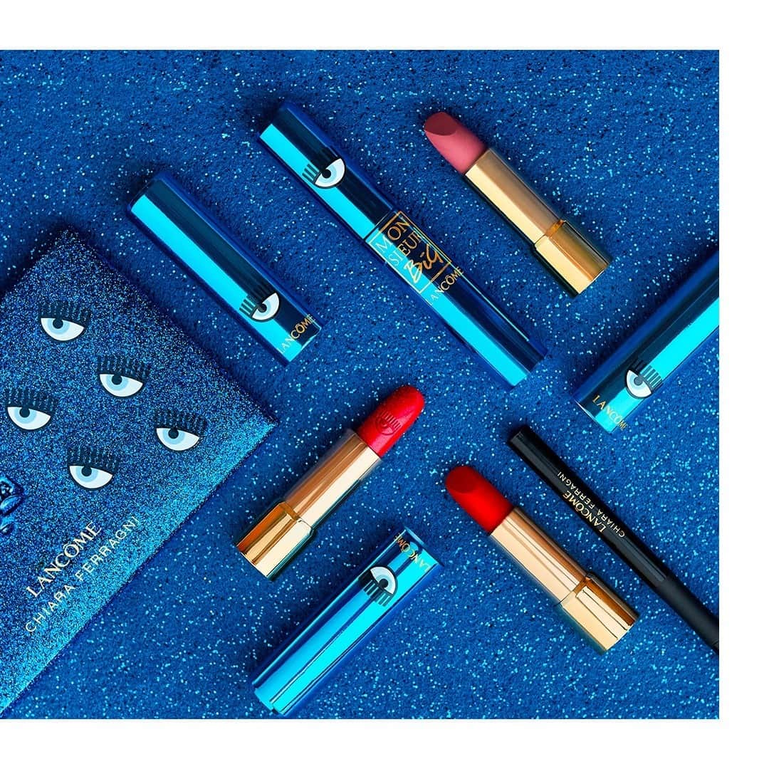 Lancôme Officialさんのインスタグラム写真 - (Lancôme OfficialInstagram)「The perfect makeup kit every fashion addict should have: the volumizing Mister Big mascara in limited edition packaging, the liner Plume, 3 limited finishes of L’Absolu Rouge Drama Matte from matte to shimmer, and the all-in-one Fashion Flirty Palette.  Available all over Europe.  #Lancome #LancomexChiaraFerragni」11月10日 2時58分 - lancomeofficial