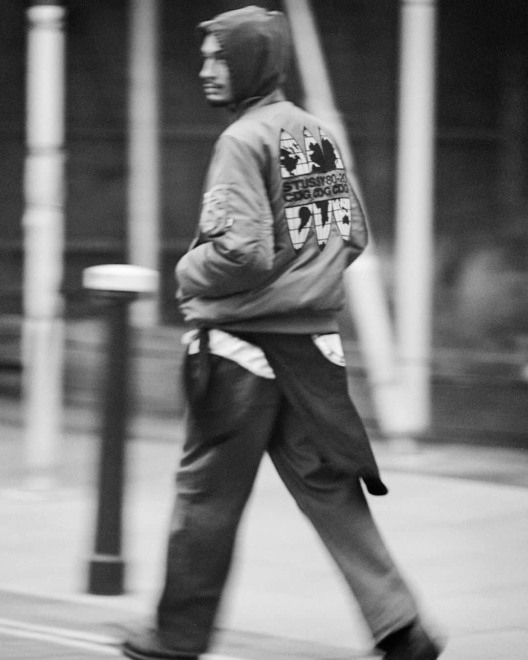 Stüssyのインスタグラム：「Stussy & CDG, available at select chapter stores, Dover Street Market and stussy.com on November 13th, 2020 at 10am.」
