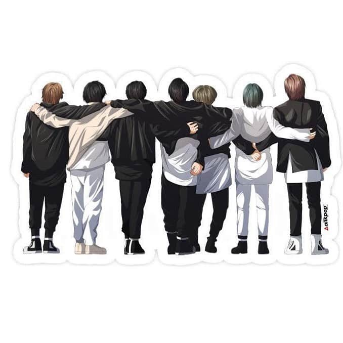 allkpopTHESHOPさんのインスタグラム写真 - (allkpopTHESHOPInstagram)「ARMY since the beginning 🙌  https://shop.allkpop.com/products/bts-hug-sticker」11月10日 3時46分 - allkpoptheshop