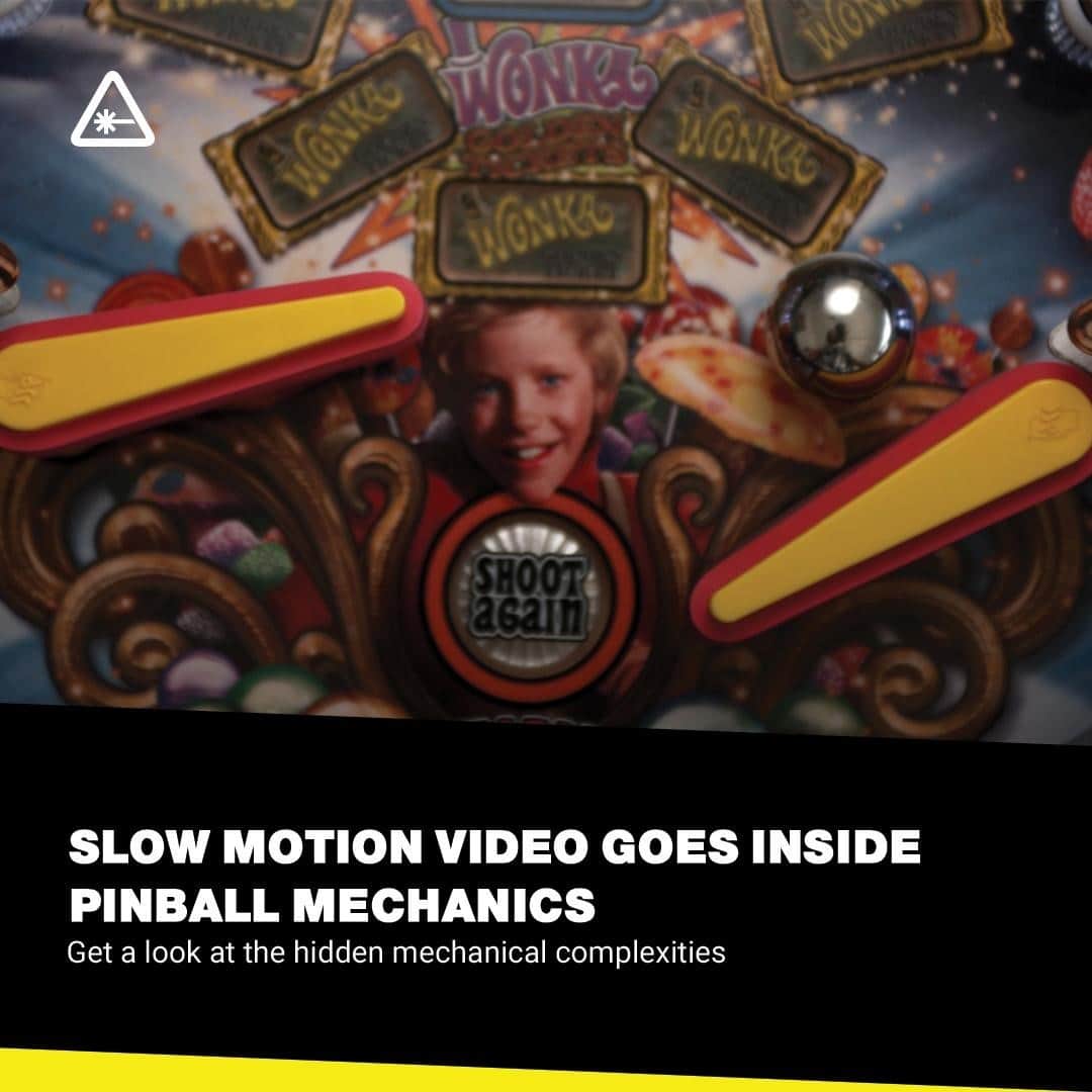 クリス・ハードウィックさんのインスタグラム写真 - (クリス・ハードウィックInstagram)「Gav of The Slow Mo Guys put together the new slow-motion video, which explores the insides of a Willy Wonka pinball machine. ⁠ link in bio」11月10日 4時02分 - nerdist