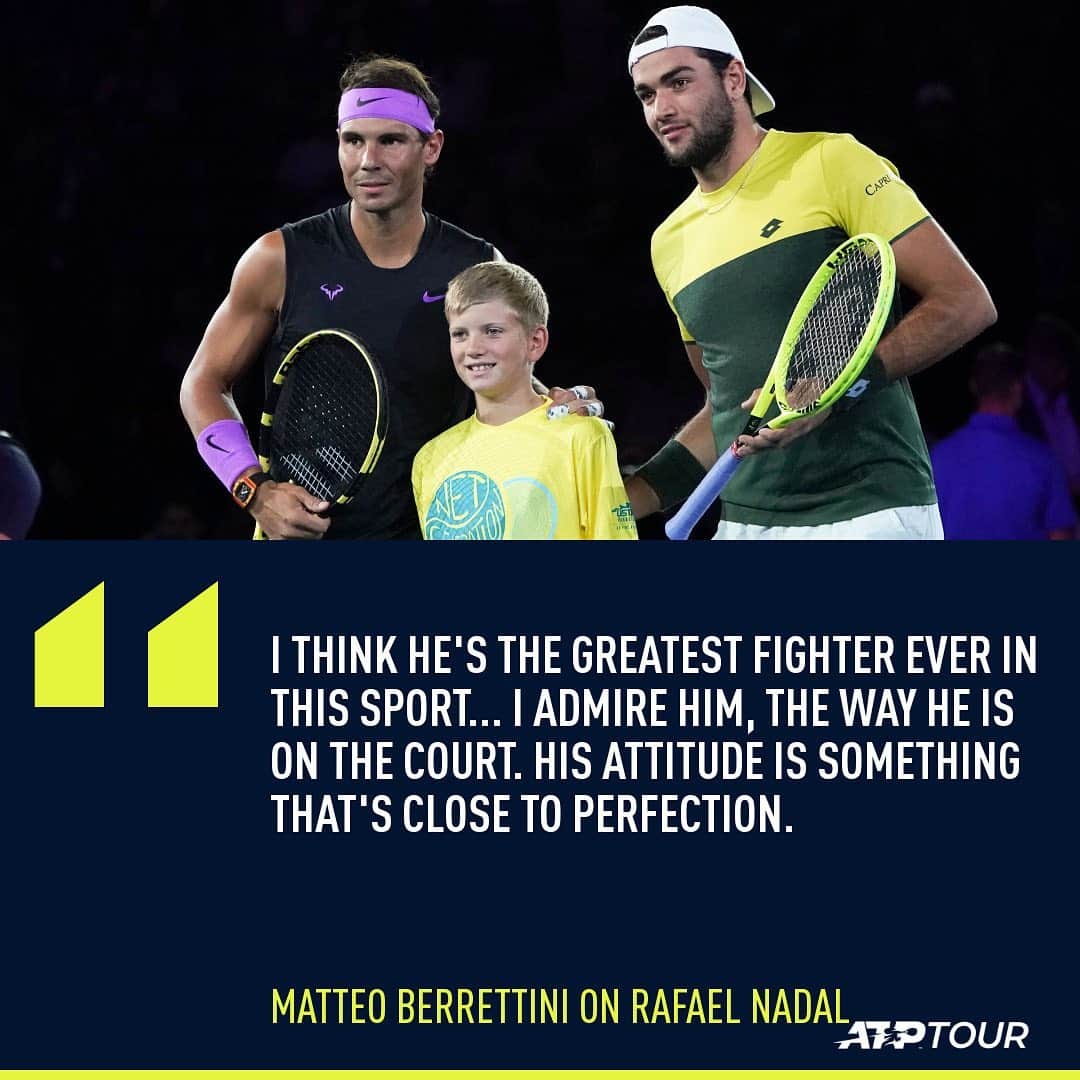 ATP World Tourさんのインスタグラム写真 - (ATP World TourInstagram)「Respect 🤝 @rafaelnadal has earned the admiration of his peers 😎」11月10日 4時05分 - atptour