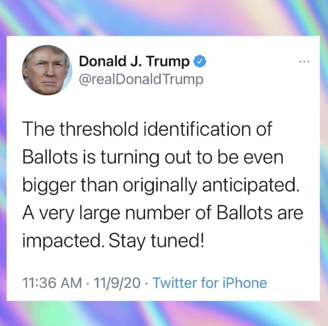 サミーア・アームストロングのインスタグラム：「After all heck breaks loose because the rightful winner of the election is revealed, there will be no one to blame for the unrest except; MSM, corrupt politicians and uneducated Americans.  • Someone should have warned them not to celebrate too soon.」
