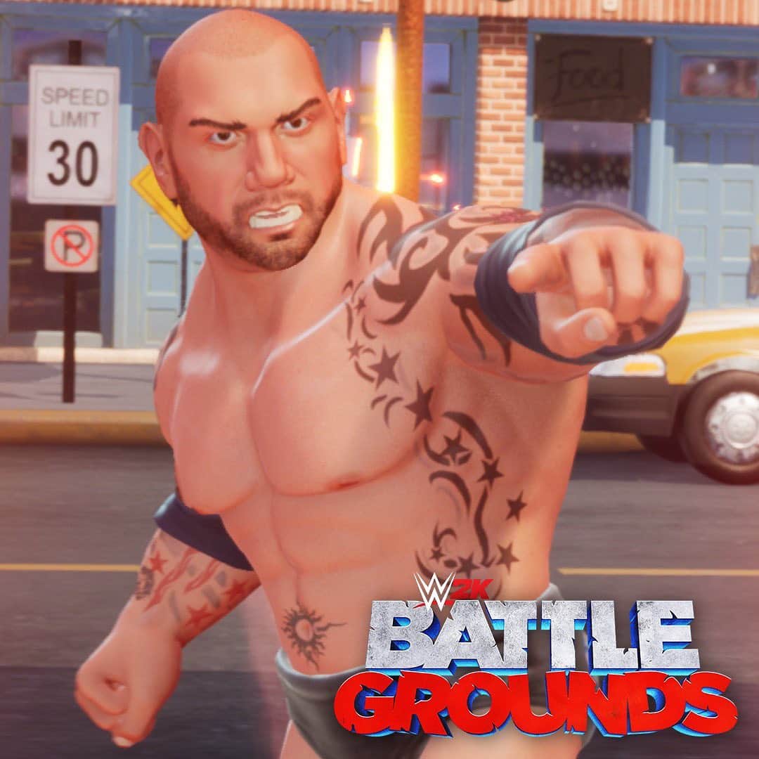 2Kさんのインスタグラム写真 - (2KInstagram)「The Animal is ready to Brawl! @davebautista is now available in #WWE2KBattlegrounds!」11月10日 5時23分 - 2k